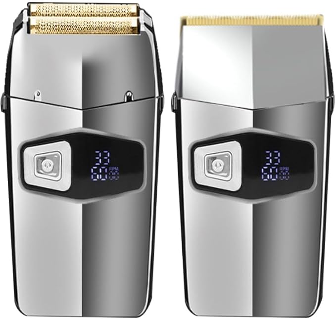 Cordless Metal Hair Shaver for Men Beard Electric Shaver Razor Fade Bald Head Shaving Machine
