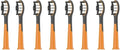 CompatibleReplacement Toothbrush Heads for SUBORT S9 P5 Sonic Electric Accessories Brush(8PCS Black)