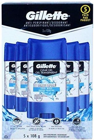Gillette Endurance Clear Gel Deodorant Cool Wave (3.8 oz. 5 pk.)ES