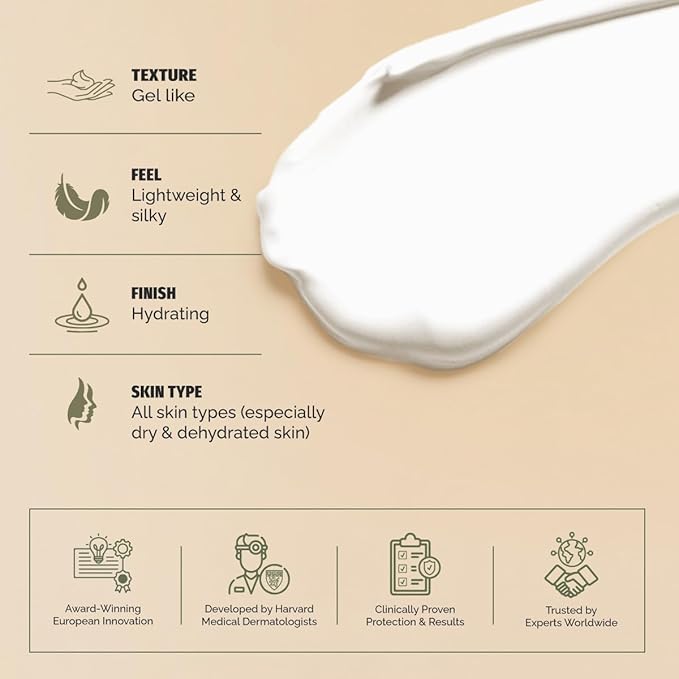 360° Water Gel Sunscreen SPF 50+ broad spectrum sunscreen for outdoor activitiesBroad Spectrum UVA/UVB Protection Long-Lasting Hydration 50ml