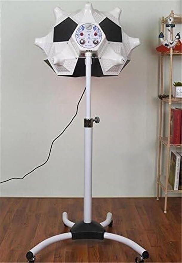 Hair Dryer Salon Color Processor Accelerator Infrared Heating Rolling Base with Wheels for Barber Beauty Spa