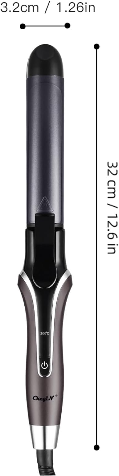 2 in 1 Flat Iron Hair Straightener Curler Dual Use Ceramic Hair Straightening Iron for Long Short Thick Fine Hair Professional Hair Curler 120 ℃ ~ 200 ℃ Adjustable Fast Heating
