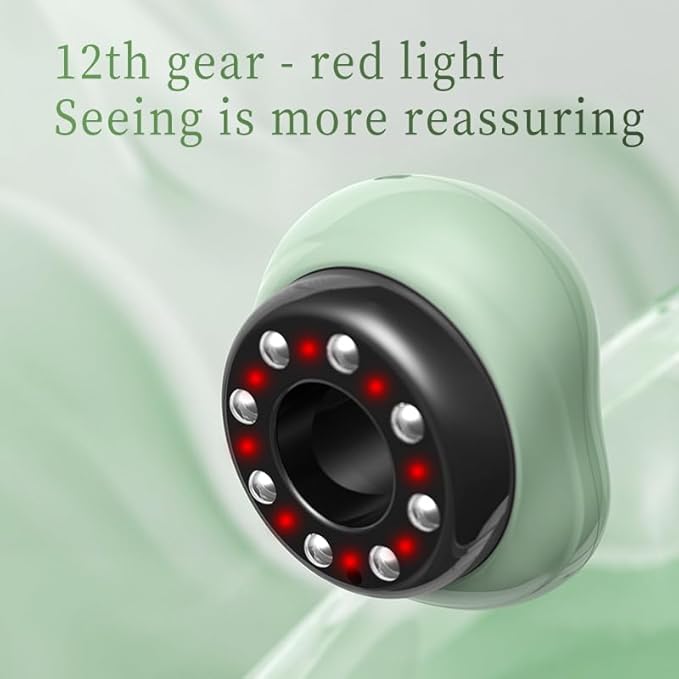 Electric Cupping Massager12th Gear Cupping Set Magnetic Bead Negative Pressure gua sha HeatingRechargeable Compact and Portable