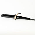 TAIFF Curves Professional Black Titanium Curling Iron – High-Performance Hair Curler &amp Rizadora para Cabello with Dual Voltage | Fixed Temperature 410°F | 1 1/2”
