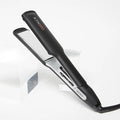 IZUTECH KTX450 Titanium 1.75 Inch Flat Iron Wide Plate Hair Straightener and Curler for Long Thick Hair Fast Heating Dual Voltage Adjustable Temperature up to 450°F Auto Shut Off