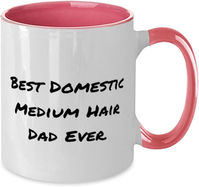 Cute Domestic Medium Hair Cat Gifts Best Domestic Medium Hair Epic Birthday Two Tone 11oz Mug For Cat Lovers Cup From Friends Perfect gifts for domestic medium hair cats