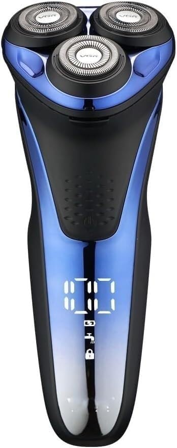 WEedsy Electric Razor for Men Professional Electric Shaver Razor Waterproof Beard Trimmer Rotary 3D Floating Shaving Rechargeable Electric Shaver for Men