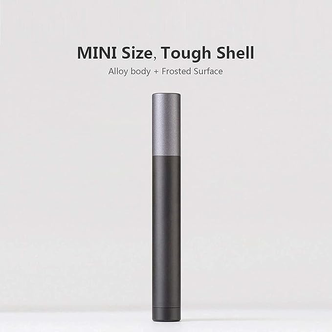 Nose Hair Trimmer Professional Tiny Painless Ear and Nose Clippers for Men and Women Waterproof Nose Hair Remover with Stainless Steel Head Dual Edge Blades and Metal Body Battery-Operate