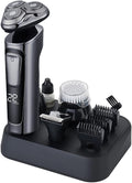 Head Shavers for Bald Men Multi-Function 4D Electric Shaver for Men Grooming Kit Shaving Machine USB Charging Wet &amp Dry Waterproof LCD Display Face Care