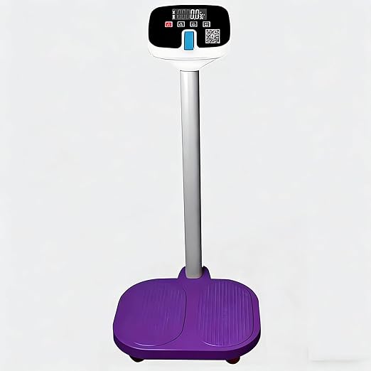 Assist The Elderly in Measuring Weight gain While Standing with an Electronic Scale with armrests Suitable for use in clinics Hospitals Schools Nursing Homes (Armrest Dreamy Purple)