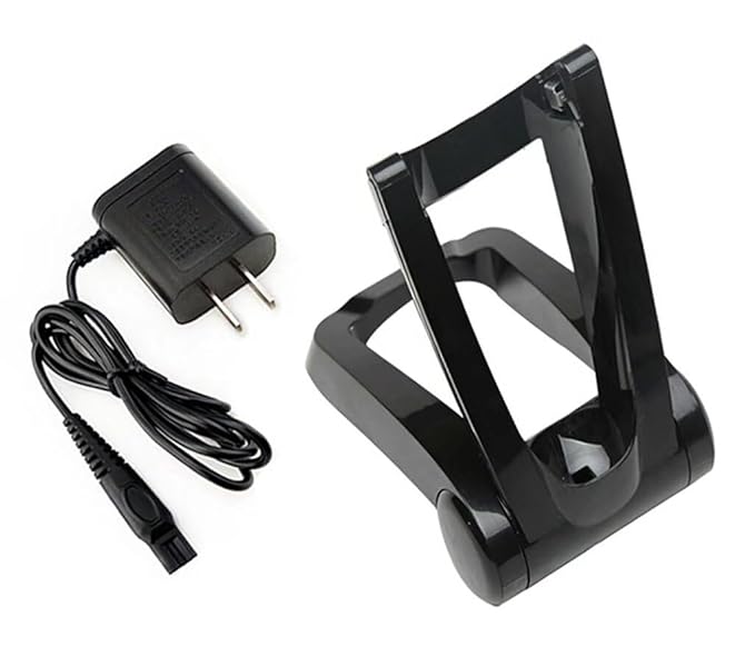 2025 New Replacement Folding Charging Stand + Power Cord for Norelco RQ1200 Series Shavers 1250X 1250CC 1255X 1260X 1280X 1280CC 1290X RQ1250