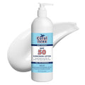 Coral Isles KIDS Sunscreen SPF 50 | 16 Fl OZ Botlle w/Pump | Hawaii Compliant as Reef Safe | Octinoxate &amp Oxybenzone Free | Broad Spectrum UVA/UVB | Water Resistant 80 Min.