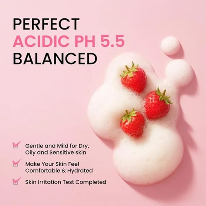 Premium Goat Milk Body Wash 27 Fl Oz Pack Of 2 (Strawberry)