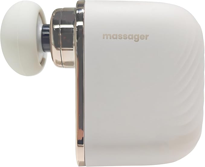 EK-Mi2 Portable Mini Massage Gun – Deep Tissue Muscle Massager for Body Neck &amp Shoulder Quiet Handheld Percussion Therapy Rechargeable Lightweight Professional Massager