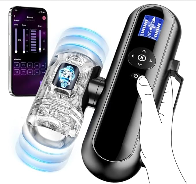 Upgraded Male Masterburbatar Hands Free 10X Thrusting &amp Vibrating Male Mastusbafor Blowjobob Machine for Man Automatic Tight Sleeve Hoodies HFR95