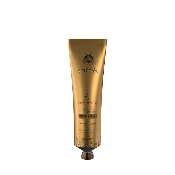 Soul.Tree Anshumali Elixir Ayurvedic Sunscreen SPF 50 | PA+++ - 50gm
