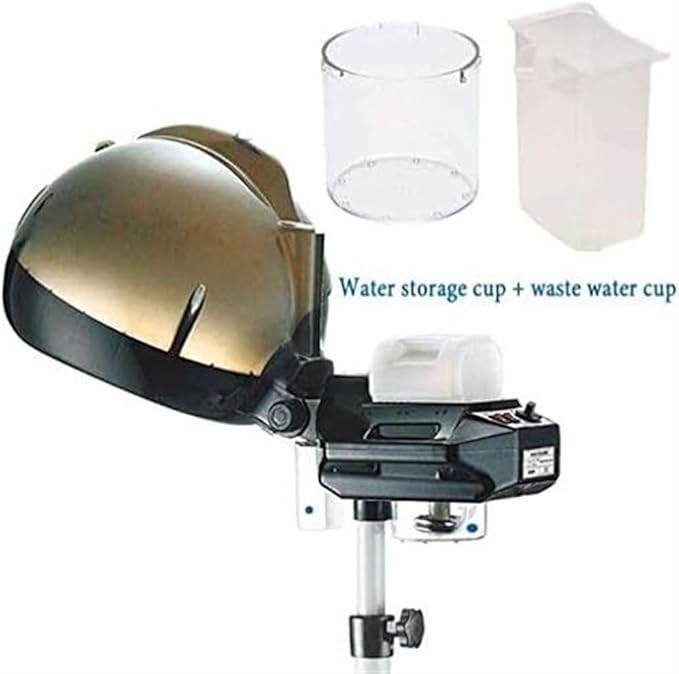 680w Adjustable Orbiting Hair Dryer Stand Up Rolling Wheels Salon Hair Color Processor Accelerator Professional for Home Salon Hair Dyeing Perming Equipment(B)