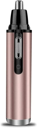 4 in 1 Nose Hair Trimmer and Eyebrow Trimmer USB Rechargeable Waterproof Eyebrow Razor Nasal Hair Trimming Tool for Travel Bathroom Camping Easy Cleansing (Color : Gold)