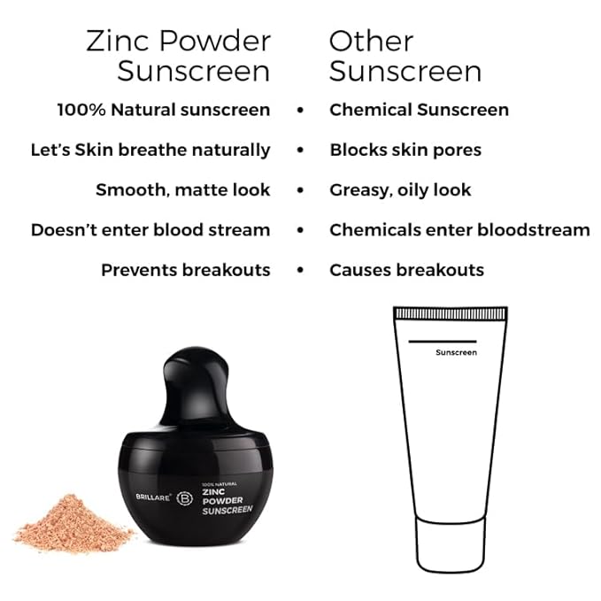 Brillare ZINC Powder Sunscreen - Bronze 03