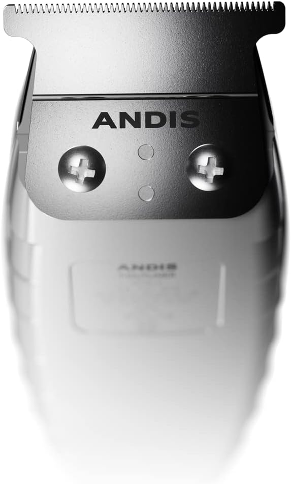 Andis 04780 Professional T-Outliner Beard &amp Hair Trimmer for Men with Carbon Steel T-BladeBump Free Technology – Corded Electric Beard TrimmerGTOGrey(Pack of 12)