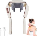 Neck and Shoulder Massager with Heat 6D Shiatsu Deep Tissue Massager for Pain Relief Cordless Kneading Massager for Muscle Soreness in Back Leg &amp Shoulder