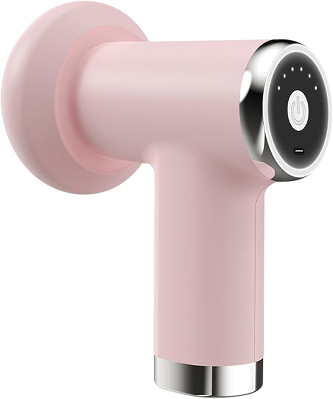 Cordless Electric Back Massager Handheld Muscle Massager Rechargeable Portable Massage Device for Women Men Muscle Relaxation Pink