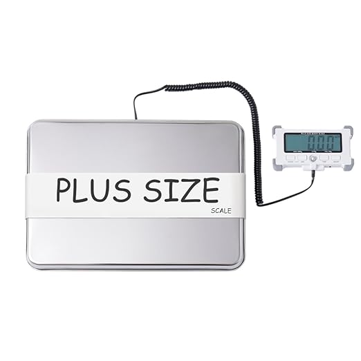 King Mills Extra Wide Heavy Duty Scale for Body Weight 300kg/660 Lb Bariatric Scale with Easy to Read External Digital DisplayGift for Plus Size Person Over 500lbs