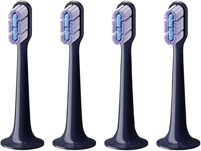 Compatible for Mijia Toothbrush Head T700 Sonic Electric Waterproof Soft Replacement Bristles Brush(2 pcs)