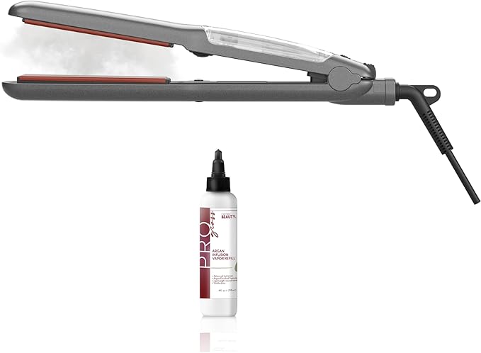 ProSteamer | 1.25 Thermolon Argan Infusion Vapor Flat Iron with 1 Argan Oil \