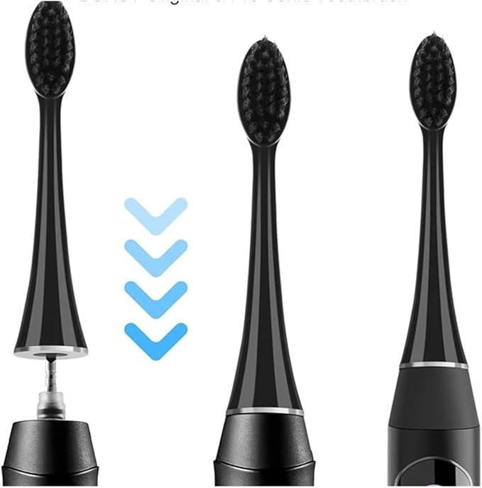 Replacement Electric Toothbrush Heads 10PCS Whiting Bamboo Charcoal Brush Heads Compatible for Burst Seago S9(20pcs)