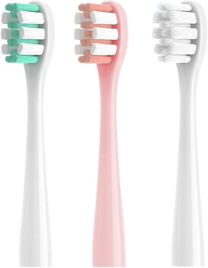 Replacement Toothbrush Head Compatible for Nandme NX7000 Soft Bristle Tooth Brush（16pcs）(16WHITE Clean Type)