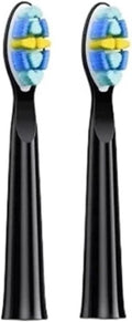 Compatible for Electric Toothbrush Y5 Waterproof Rechargeable Tooth Brush with Replaceable 8pcs Heads(Black)