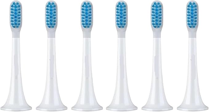 6PCS Replacement HeadsCompatible for Xiaomi Mijia T300 T500 Electric Toothbrush(6PCS-B)