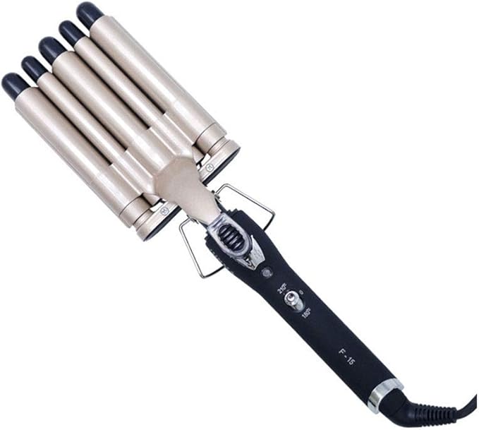 New Hair Curling Iron Ceramic Water Ripple Hair Curler Hair Waver Rollers 5 Barrels Professional Hair Styling Tools