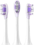 Compatible for MBS308 Toothbrush Brush Head 3PCS(Purple)