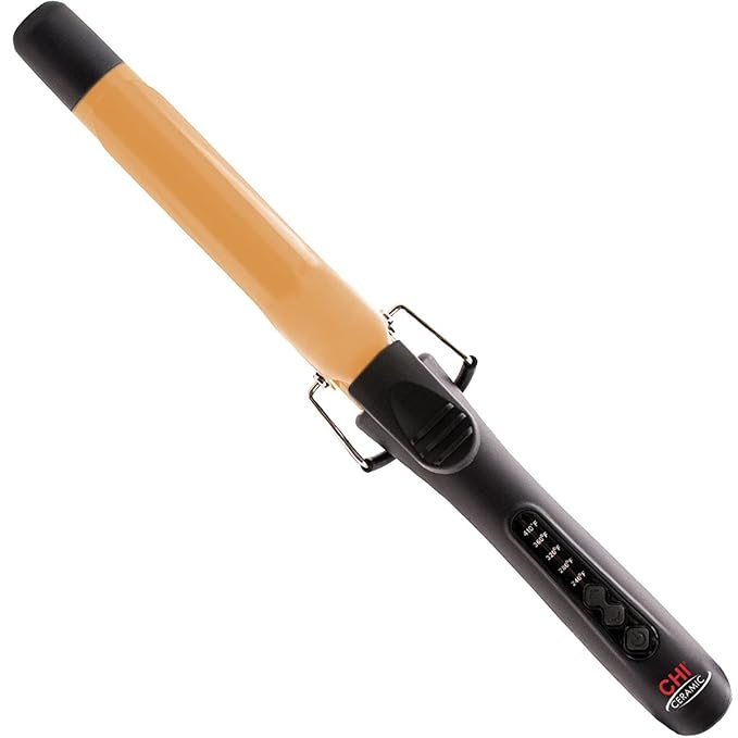 CHI 1875 Hair Dryer &amp CHI 1 Ceramic Curling Iron Bundle - Compact 1875W Dryer Reduces Frizz &amp Increases Shine + Curler for Smooth Shiny Curls