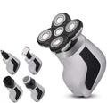 JYYBN Multifunctional5 in 1Electric Shavers for Men Bald Head Shaver Mens Electric Razors for Shaving Rechargeable Cordless Wet/Dry Rotary Shaver with Clippers Nose Hair Trimmer Facial Cleansing Brush