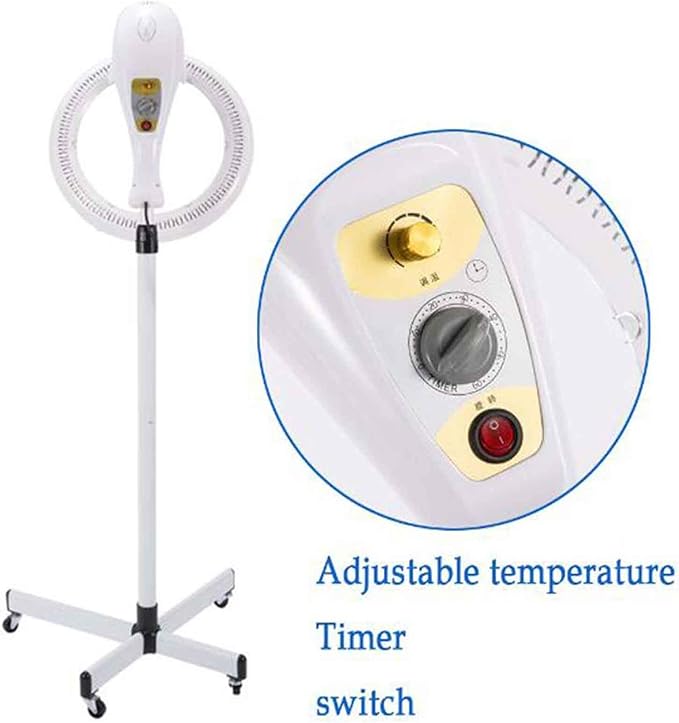 950w Hood Dryers for HairdressingHair Salon Colour ProcessorHood Dryers for HairdressingTemperature &amp Height AdjustableHair CareCold HotHair DyeingIncite OilPermStanding Hair Dryer