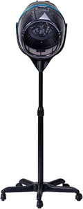 Professional Standing Hair DryerHooded Hair Dryer with Stand Adjustable Height125-160Cm 360 Swivel Temperature Timer Safe Use