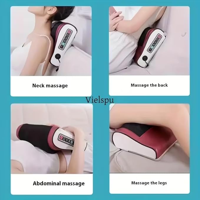 Neck and Back Massager for Pain Relief Deep Tissue with Heat Shiatsu Shoulder Massager with Bi-Directional Rotating Head for Neck Back Shoulders and Legs