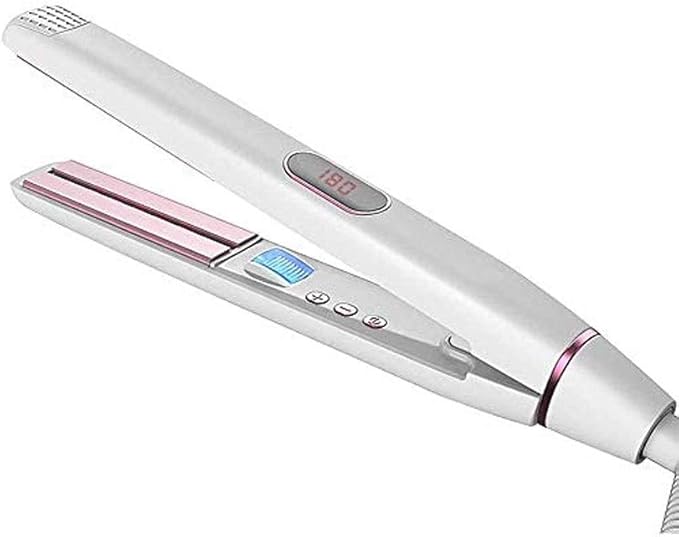 Ceramic Tourmaline Hair Straightener Flat Iron and Curler Styling Tools Straightening Plate Negative Ion Electric Curler Does Not Hurt Straight Straight Folder Little Straight Hair