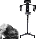 Salon Household Profession Heater Color Processor Stationary Wheel with Floor Hair Dryer Height-Adjustable Timer and Temperature Control Digital