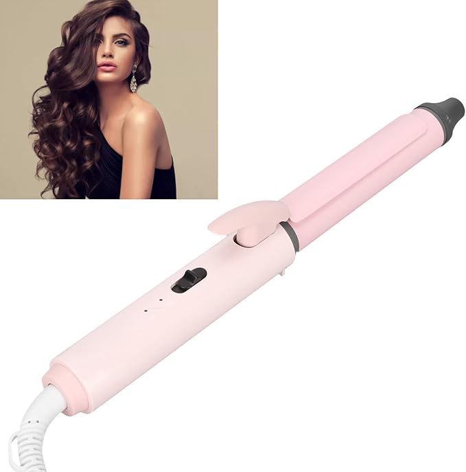 Curling IronANGGREK Automatic Hair Curler Ceramic Curling Iron Beauty Tool for Salon Home 26mm 100‑240V(US Plug)