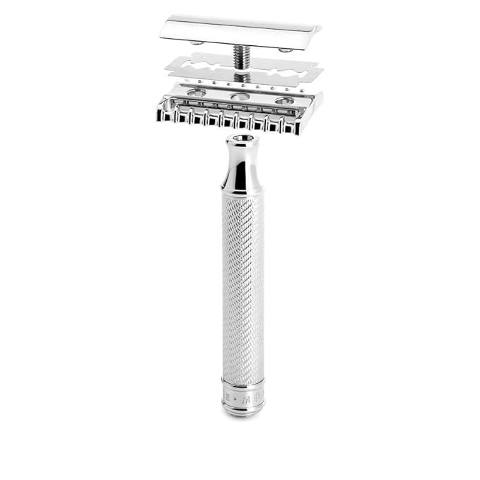 MÜHLE TRADITIONAL R41 Double Edge Safety Razor (Open Comb) For Men - Perfect for Every Day Use Barbershop Quality Close Smooth Shave