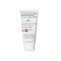 emerginC Broad Spectrum SPF 50 Tinted Mineral Sunscreen for Face (Fair) - Mineral Based Tinted SPF &amp Moisturizer with UVA/UVB Protection - Lightweight Non-Greasy - With Aloe Vera &amp Zinc Oxide