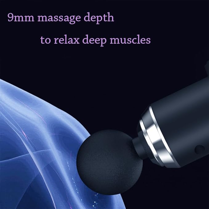 DADA Massage Gun Deep Tissue Upgrade Deep Tissue Back Massager Super Quiet Electric Massager for Treatment Relax Portable Percussion Muscle Massager Gun LED Touch Display