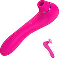 Golden Glow Luna Personal Massager Luna Pro Age Massager Waterproof USB Rechargeable (Red)