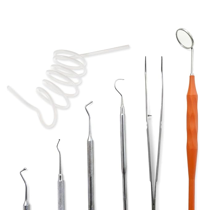 Dental Irrigators Hose Replacement Compatible with Waterpik Water Flosser Wp-100 Wp-660 Water Flossing Hose Tubing for Precise Tooth Cleaning and Easy Installation