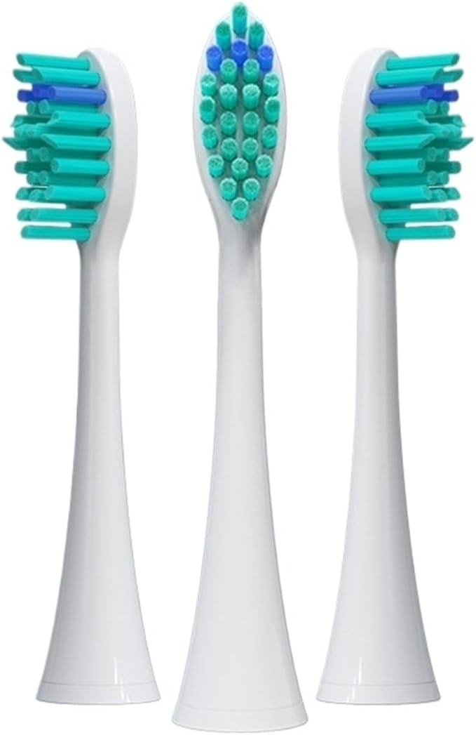 Brush Heads Compatible for with Philips Sonicare Tips Soft Dupont Nozzles Vacuum Sealed Packaged Hx3/6/8/9 Series General(10pcs Green)