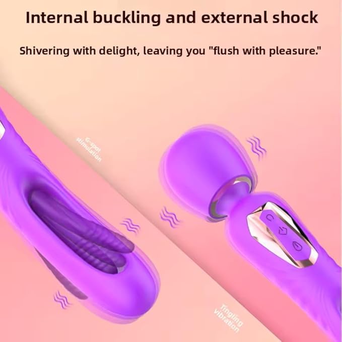 2026 New Portable Vibrating Massager Clitioral Sucker Relaxes Muscles Heating Modes Viboators Toy Couples for Body and Back Foot Silent Personal for Sports Massage Adult Tools SCC131